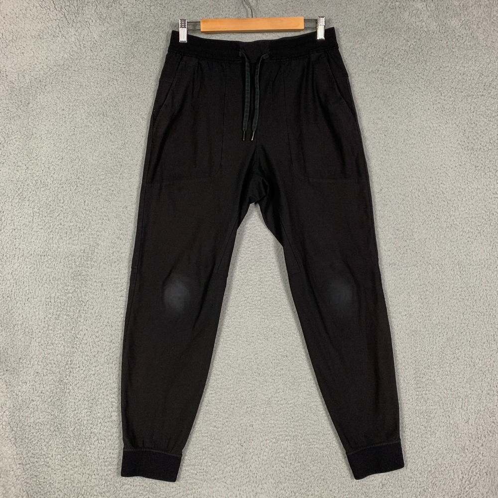 Lululemon ABC Jogger Men's Medium Black Performance Warpstreme Stretch Sweatpant